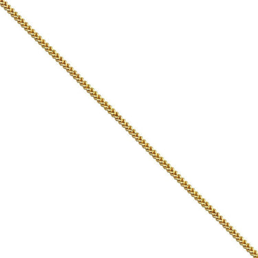 10K Yellow Gold Mens Franco Chain 3 mm
